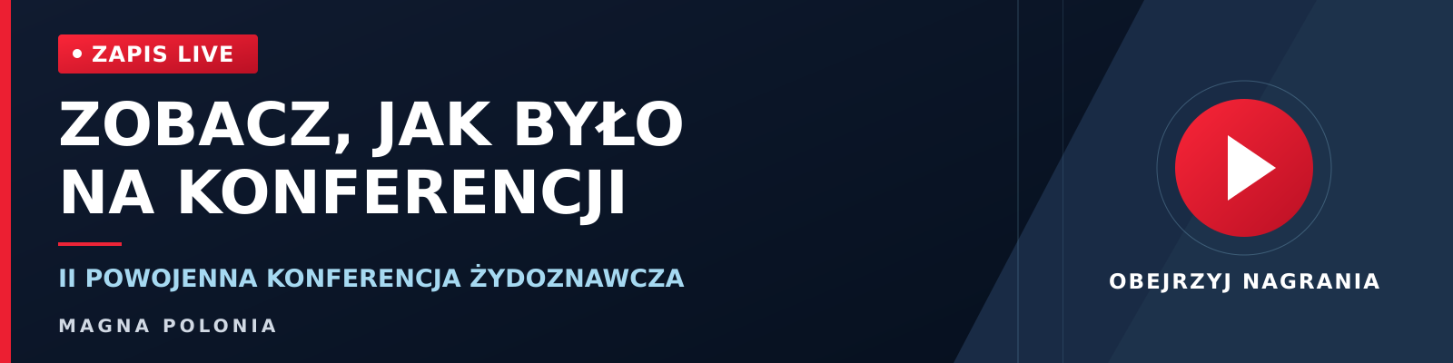 Zobacz, jak było na konferencji — zapis live