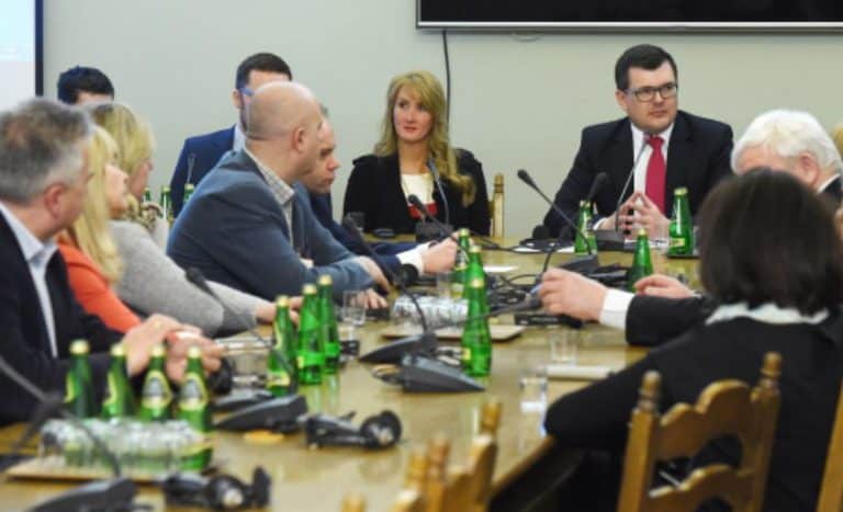 Wizyta Rebecci Kiessling w polskim sejmie