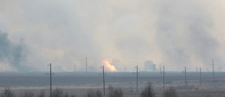 Oszacowano straty po pożarze składów amunicji na Ukrainie.