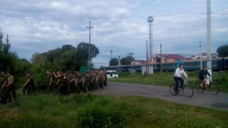 Organizatorzy blokady handlu Ukrainy z DNR i ŁNR zapowiadają zablokowanie pociągów towarowych przyjeżdżających z Rosji