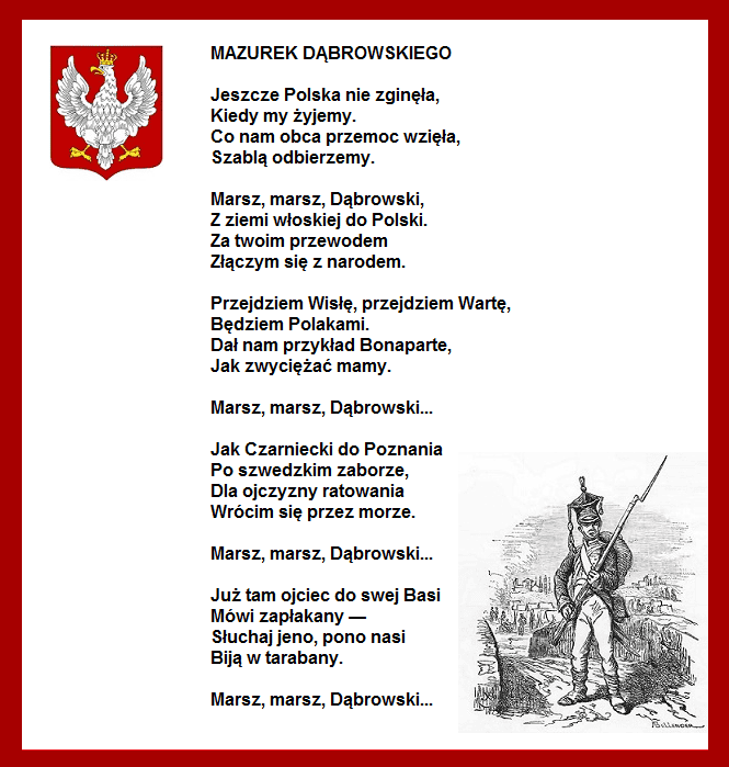 Czy słowa polskiego hymnu ulegną zmianie?