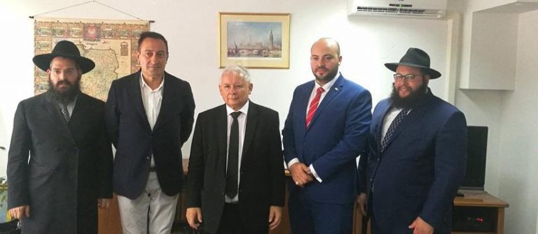 Jarosław Kaczyński spotkał się z przedstawicielami środowisk żydowskich