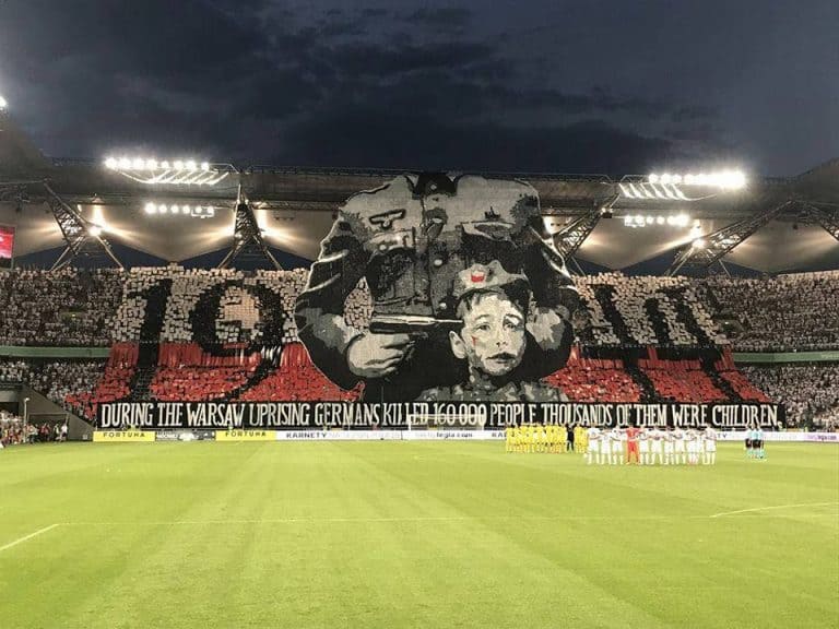 Niezwykła oprawa na Legii