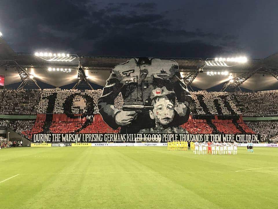 Niezwykła oprawa na Legii