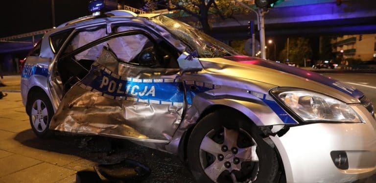 W Warszawie wypadek z udziałem eskorty szefa NATO