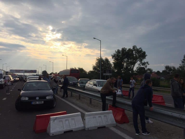 Chaos na przejściu granicznym Korczowa – Krakowiec