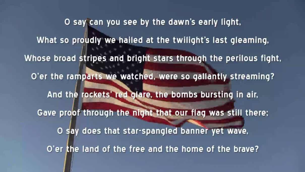 country song containing star spangled banner lyrics country song containing star spangled banner lyrics