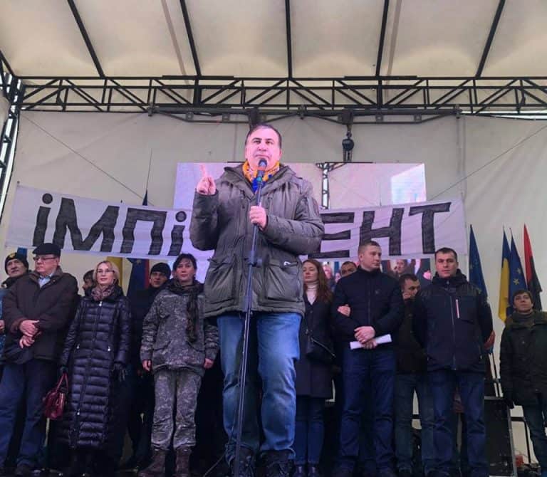 Saakaszwili zatrzymany przez ukraińską policję