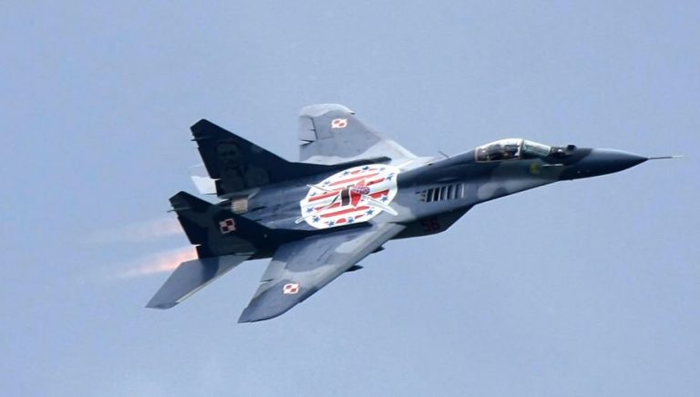 Myśliwiec MiG-29 rozbił się koło Mińska Mazowieckiego