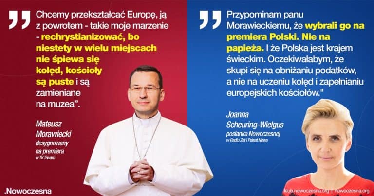 Nowoczesna w antychrześcijańskim amoku