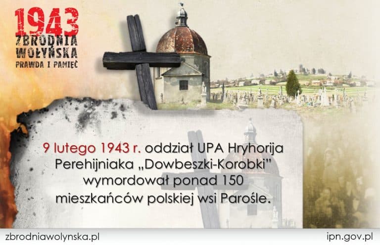 Rocznica mordu w Parośli na Wołyniu