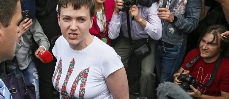 Ukraina: Nadija Sawczenko została aresztowana pod zarzutem przygotowywania zamachu stanu