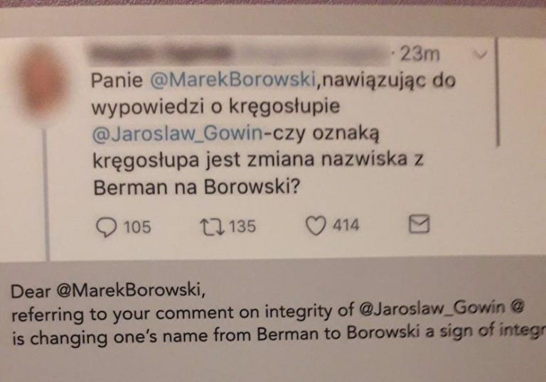 Muzeum Historii Żydów POLIN użyło wpisów Magdaleny Ogórek oraz Rafała Ziemkiewicza jako przykładów współczesnego antysemityzmu