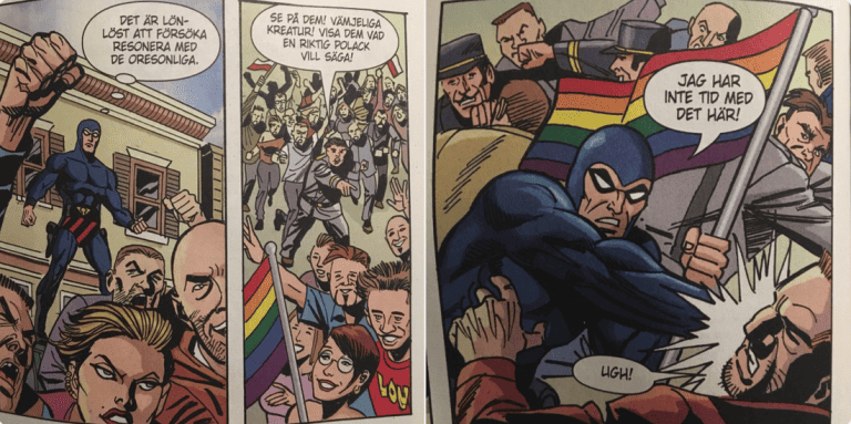 Szwedzcy zamordyści wściekle atakują Polskę – tym razem na łamach komiksu