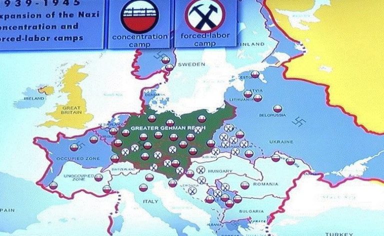 Instytut Jad Waszem dopuścił się obrzydliwej manipulacji używając biało-czerwonych barw w oznakowaniu niemieckich obozów koncentracyjncyh