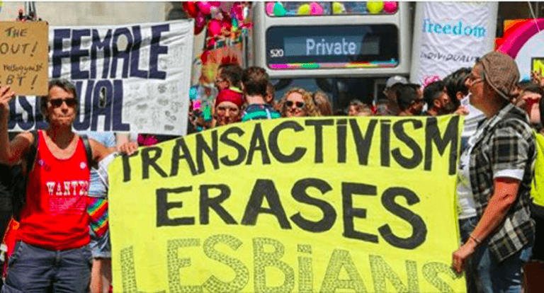 Podczas marszu LGBT w Londynie feministki wystąpiły przeciwko… transseksualitom