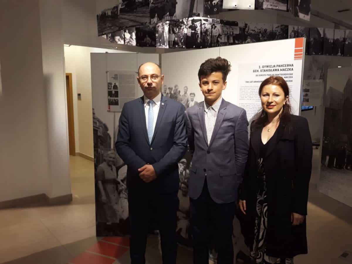 14-letni obrońca polskiej historii z Francji z wizytą w IPN