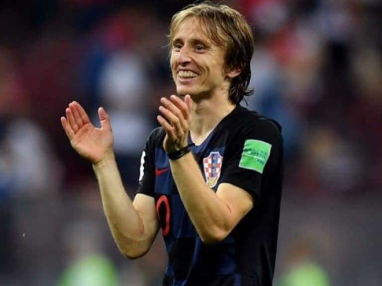 Kapitan reprezentacji Chorwacji Luca Modrić został wybrany najlepszym piłkarzem mistrzostw świata