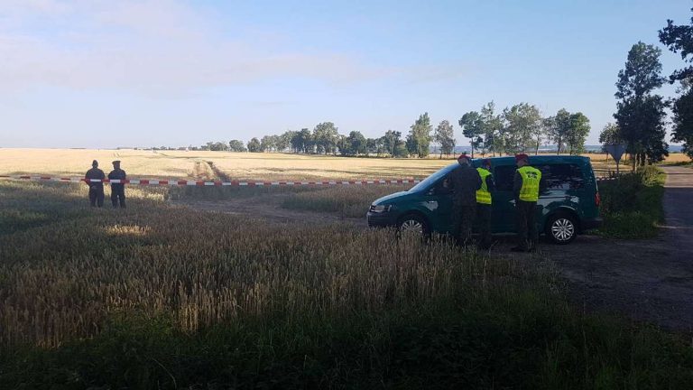 Samolot Mig-29 rozbił się koło Pasłęka, pilot nie żyje