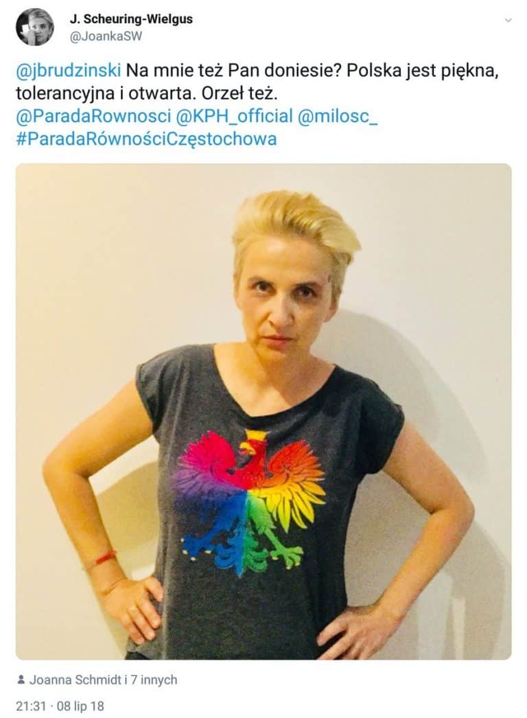 Posłanka Scheuring-Wielgus sprofanowała godło RP