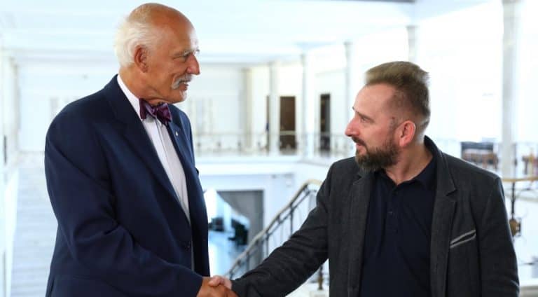 Janusz Korwin-Mikke oraz Piotr Liroy-Marzec połączyli siły przed nadchodzącymi wyborami samorządowymi