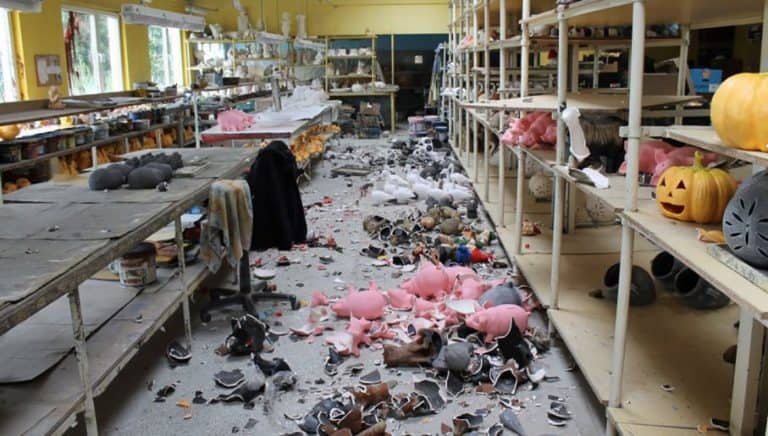 W Tarnowskich Górach Ukrainiec wpadł w szał i dokonał totalnej demolki