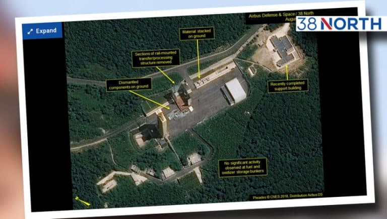 Korea Północna prawdopodobnie wstrzymała demontaż instalacji rakietowej