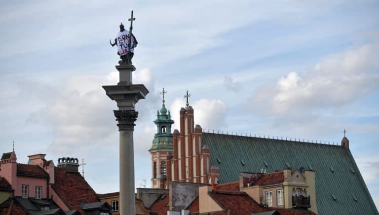 Kodziarze zbezcześcili pomnik Zygmunta III Wazy