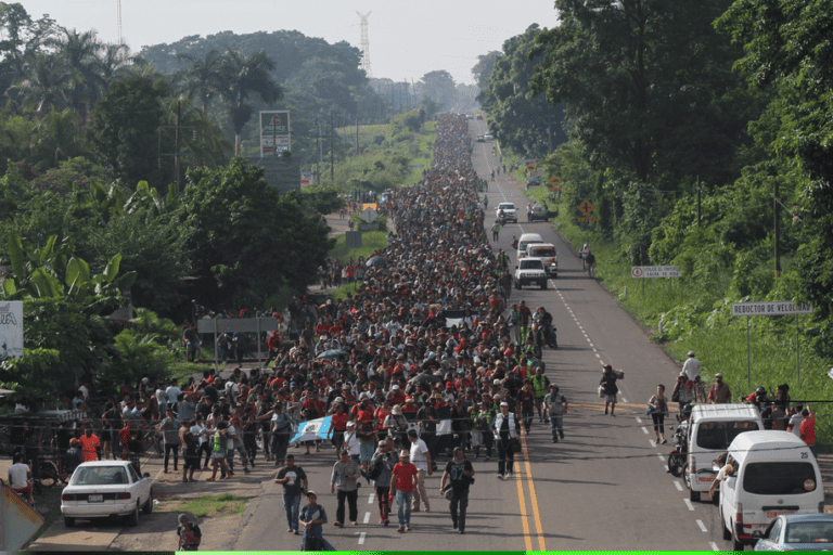 136 tysięcy nielegalnych migrantów próbowało dostać się do USA z Meksyku