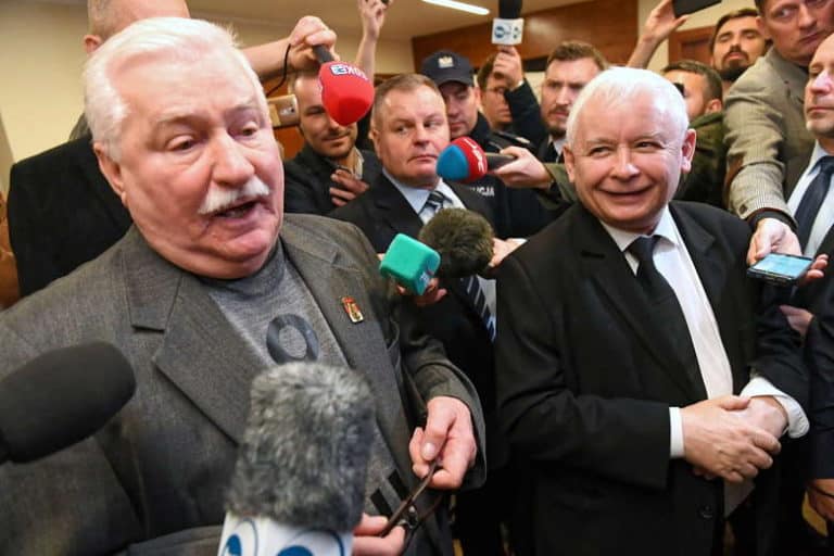 Utarczka słowna Kaczyńskiego z Wałęsą w gdańskim sądzie