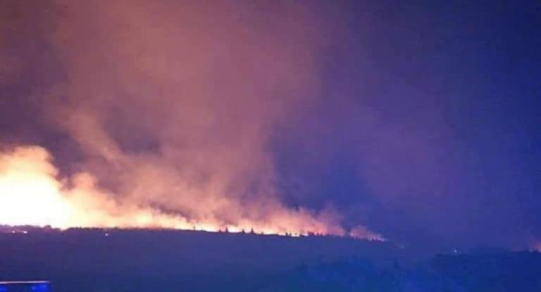 Olbrzymi pożar w Karkonoszach – w akcji gaśniczej biorą udział polscy i czescy strażacy