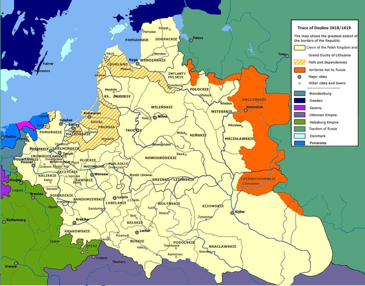 400 lat temu Rzeczpospolita osiągnęła powierzchnię prawie miliona kilometrów kwadratowych