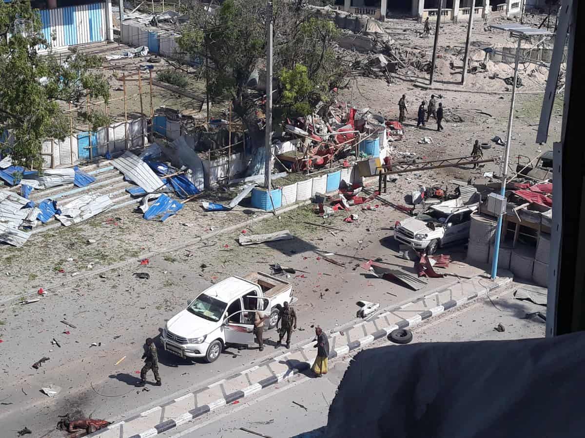 Samobójcze ataki terrorystyczne w stolicy Somalii