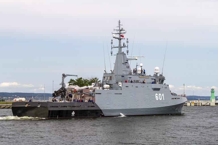 Polskie niszczyciele min typu Kormoran II cieszą się dużym zainteresowaniem