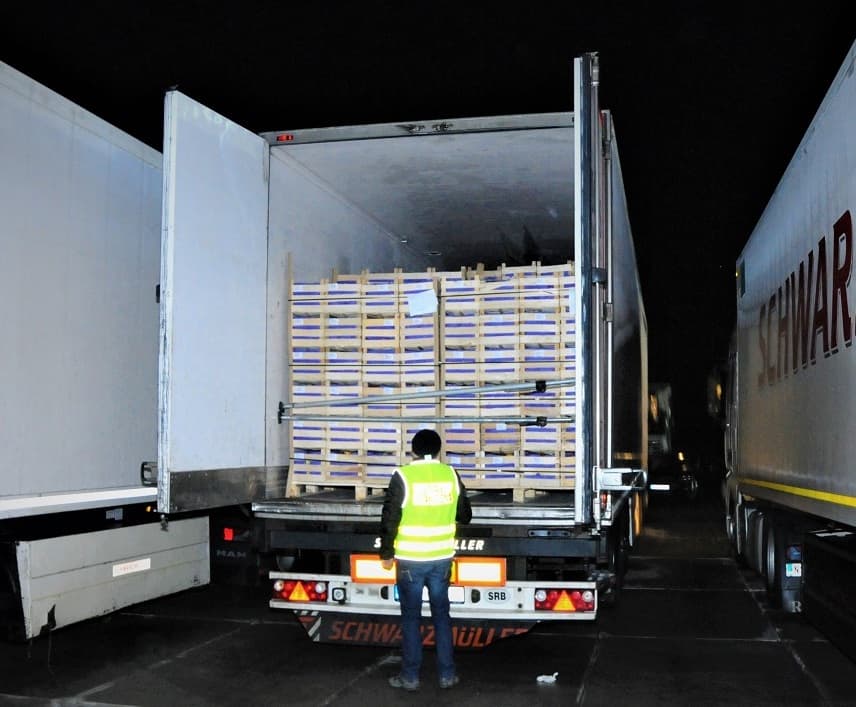 Afgańczycy wjechali nielegalnie do Polski w transporcie jabłek