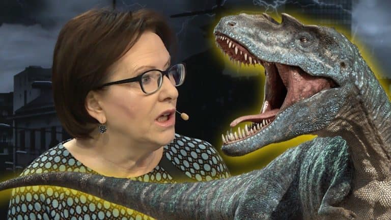 Ewa Kopacz tłumaczy się z wypowiedzi o dinozaurach: „Wczoraj kupiłam książkę o dinozaurach dla mojego wnuka”