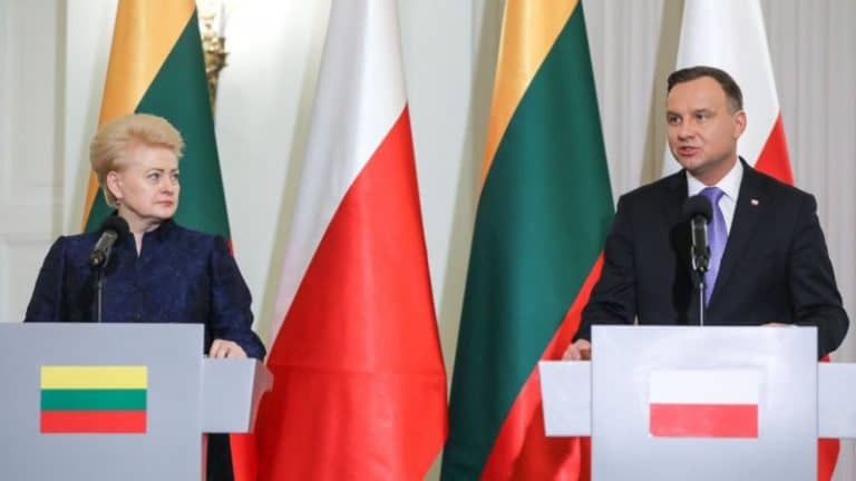 Premier Litwy Dalia Grybauskaitė została odznaczona przez prezydenta Dudę Orderem Orła Białego…