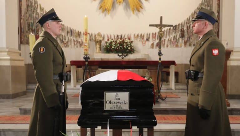 Uroczystości pogrzebowe premiera Jana Olszewskiego