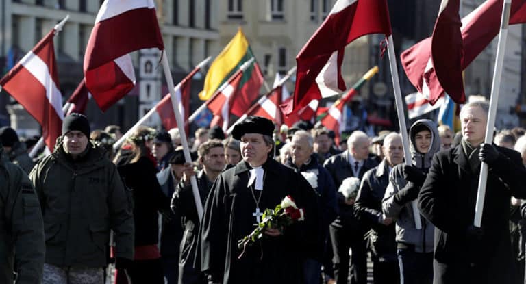 W Rydze odbył się marsz gloryfikujący łotewskich esesmanów