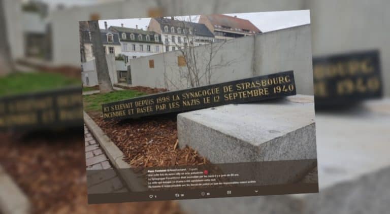 W Francji zdewastowano pomnik upamiętniający zniszczoną synagogę