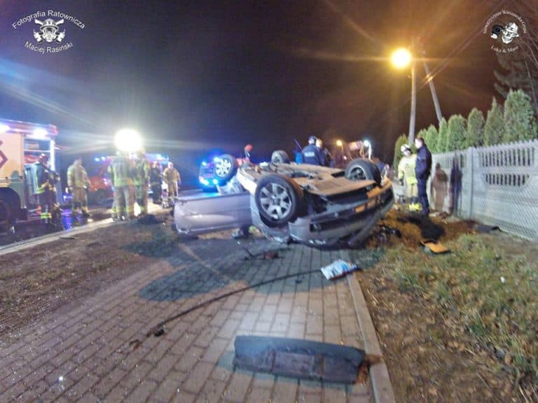 Dwie osoby poniosły śmierć, uciekając przed policją pod Warszawą