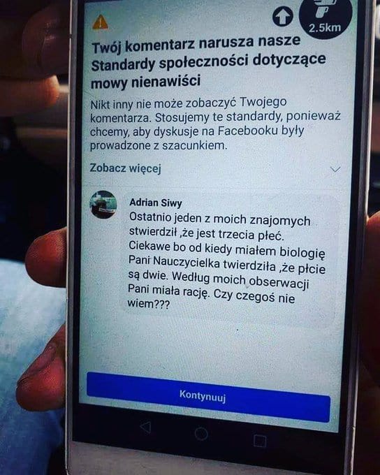 Ale się porobiło… – Facebook nie spełnia standardów… Facebooka