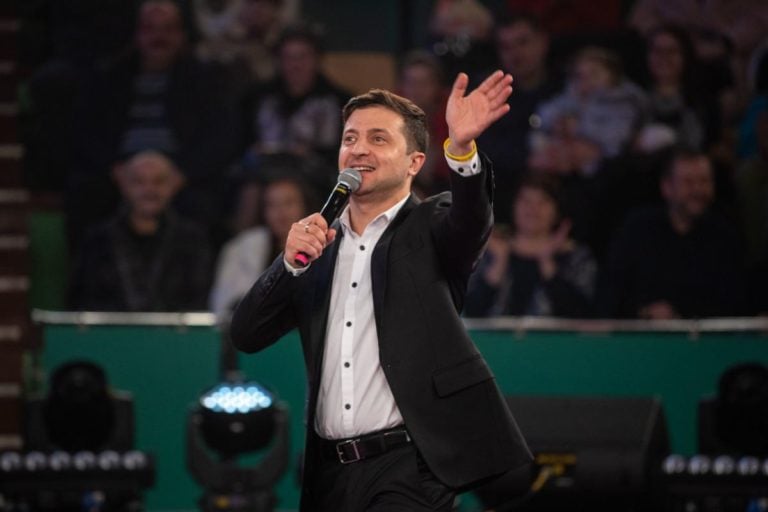 Zełenski i Poroszenko spotkają się w drugiej turze wyborów prezydenckich na Ukrainie