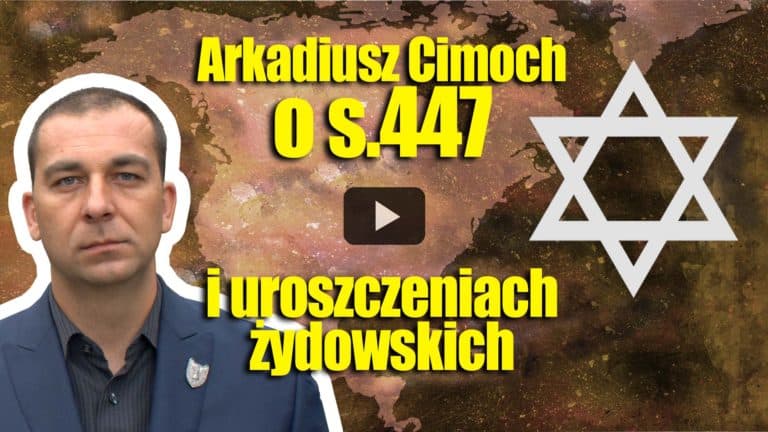 Arkadiusz Cimoch z Chicago o s.447 i żydowskich uroszczeniach