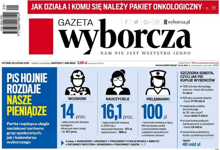 Dopiero co oburzali się na rozdawnictwo pieniędzy, wskazując podwyżki dla nauczycieli