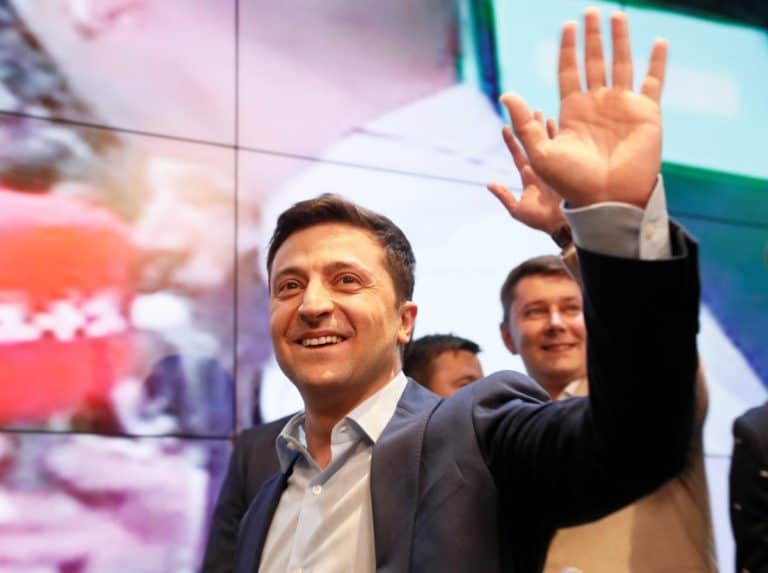 Wołodymir Zelenski nowym prezydentem Ukrainy