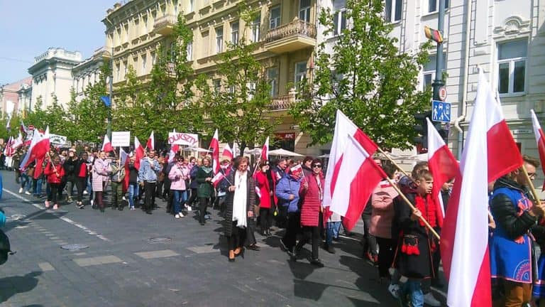 Wielka Parada Polskości w Wilnie – dziś Wilno jest biało-czerwone