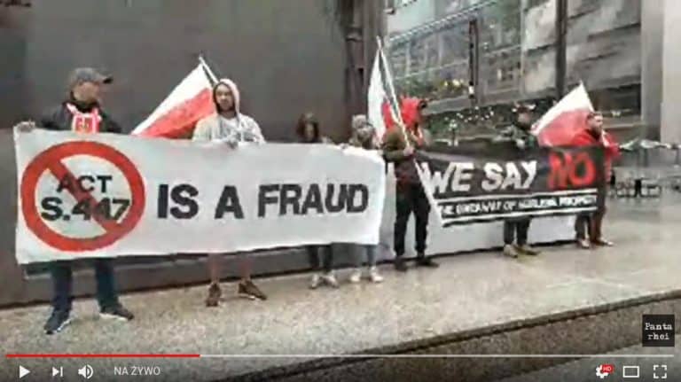 [LIVE] Protest Polonii przeciw S447 w Chicago