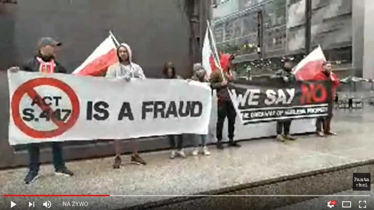 [LIVE] Protest Polonii przeciw S447 w Chicago