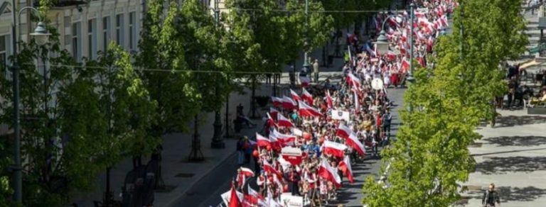 Ulicami Wilna przejdzie dziś Wielki Marsz Polaków